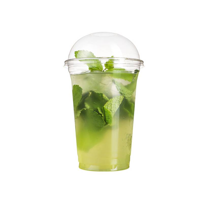 Clear Plastic Cups with Lids, 20 oz, 50 Pack, PET Cold Smoothie Cups, Iced  Coffee Cups, Disposable Cups with Lids, To Go Cups