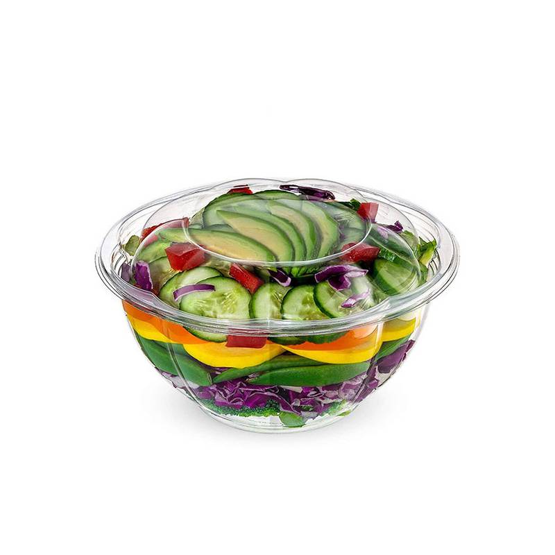 50 Pack 48oz Disposable Plastic Salad Containers with Lids, Lunch Takeout  Bowls