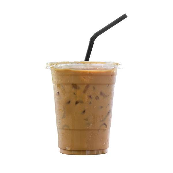 12-oz Cups Iced Coffee Go Cups and Dome Lids Plastic Disposable Cups with  Dome