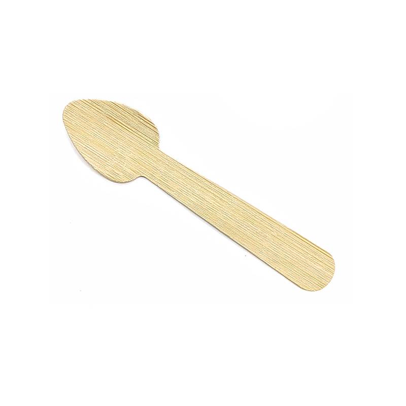 Natural Bamboo Flat Mini Spoon 3.5 in. - 1000/Case