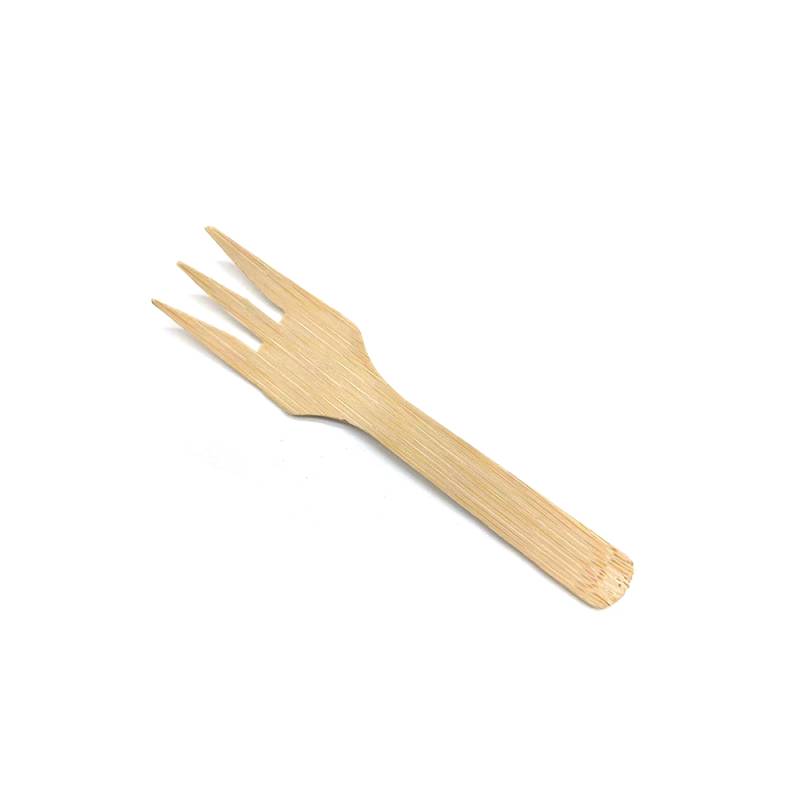 Natural Bamboo Flat Mini Fork 3.5 in. - 1000/Case