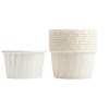 White Paper Cupcake Baking Cup 2" x 2.5" x 1.5" - 100/Case