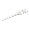 Compostable 6.5 in. White CPLA Plastic Fork - 50/Case