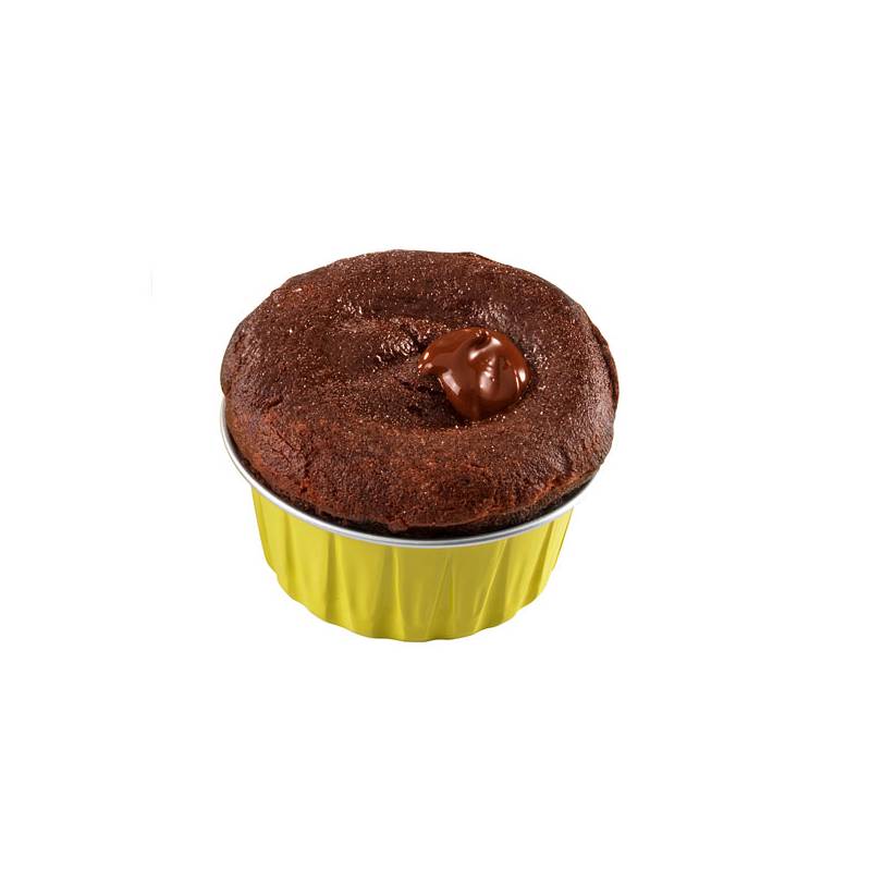 1.7 oz. Round Yellow Aluminum Foil Mini Baking Cup. 100/Bag