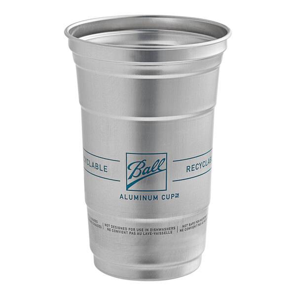 20 oz Aluminum Recyclable Drinking Cups - 600/case