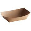 6 oz. Natural Kraft Paper Food Tray - 1000/Case