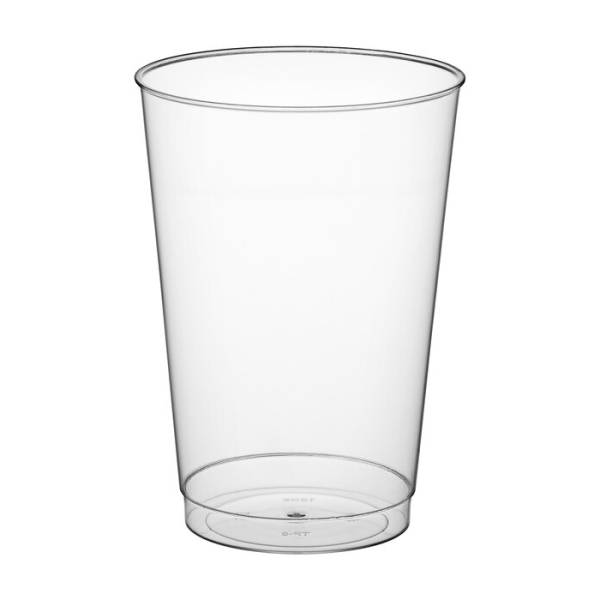 14 oz. Clear Disposable Plastic Tumbler - 500/Case