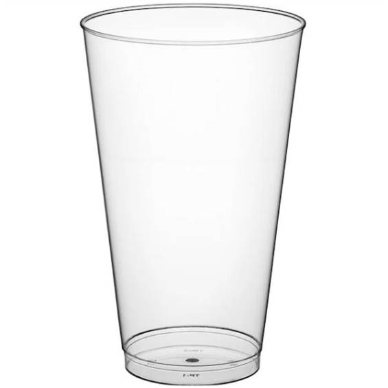 16 oz. Clear Disposable Plastic Tumbler - 500/Case