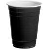 16 oz. Black Plastic Cup - 1000/Case