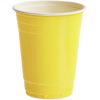 16 oz. Yellow Plastic Cup - 1000/Case