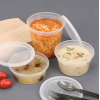 12 oz. Heavy Duty Microwavable Translucent Plastic Deli Container - 480/Case