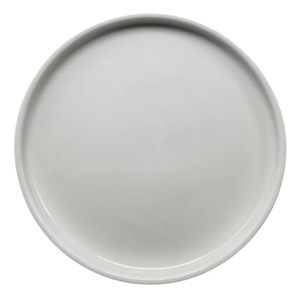 Ano 6 1/3" Bright White Porcelain Plate - 12/Case