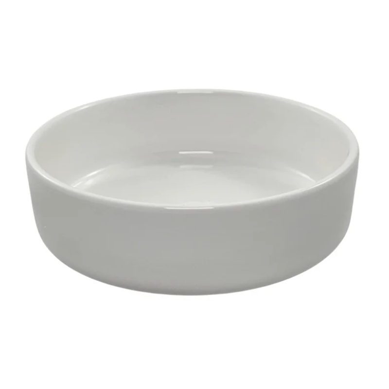 Ano 7" Bright White Deep Porcelain Plate - 6/Case