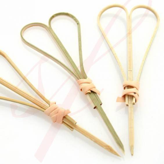 Natural Bamboo Heart Food Pick 4.5 in. 2000/Case