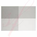 Modern White & Grey Woven Placemats - 12/cs - $1.58/piece