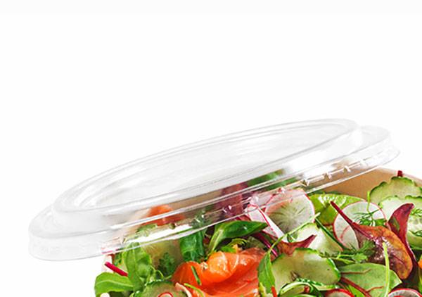 PURE Eco 24 Oz Recyclable Plastic Salad Container