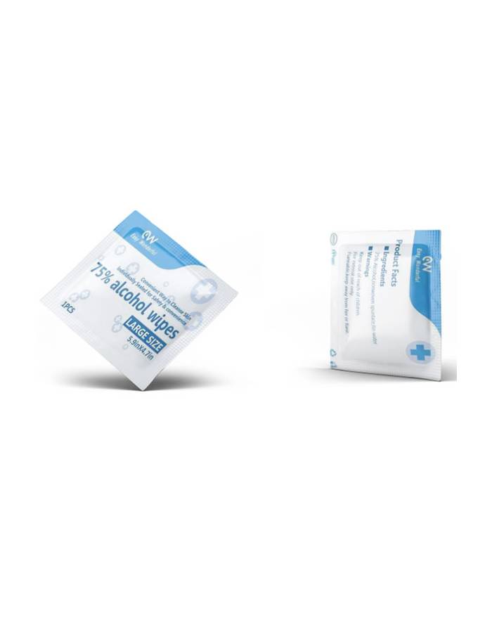 individual alcohol wipes