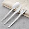 Compostable 6.5 in. White CPLA Plastic Spoon - 1000/Case