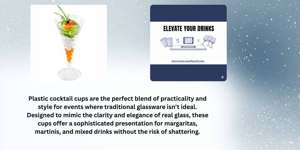 Stylish and Safe Cocktails with Sweet Flavor Drinkware