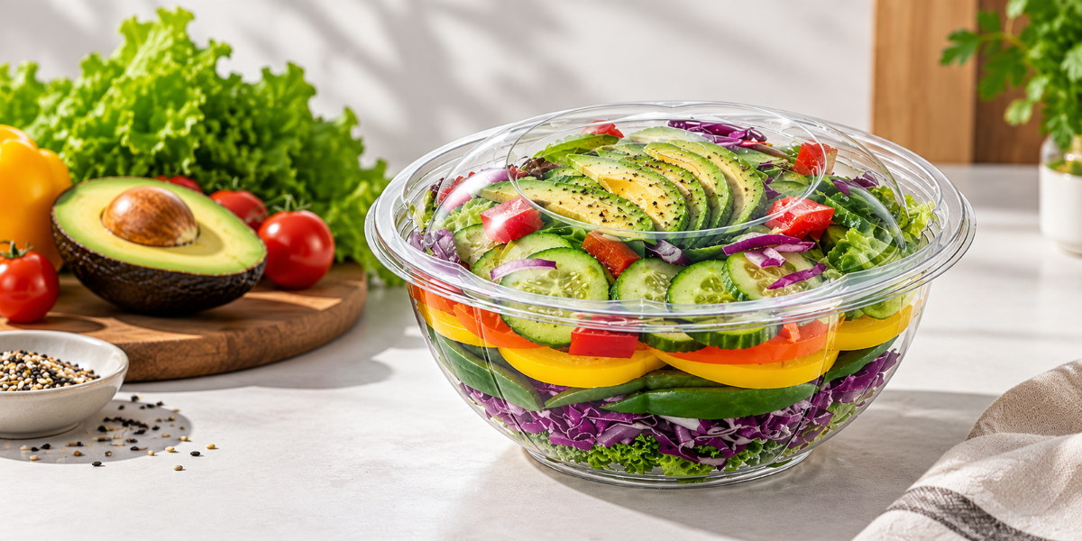 plastic salad bowls with lids