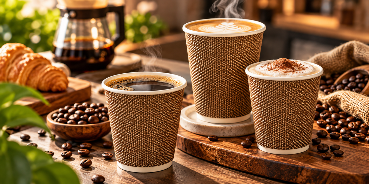 Ripple Wall Coffee Cups