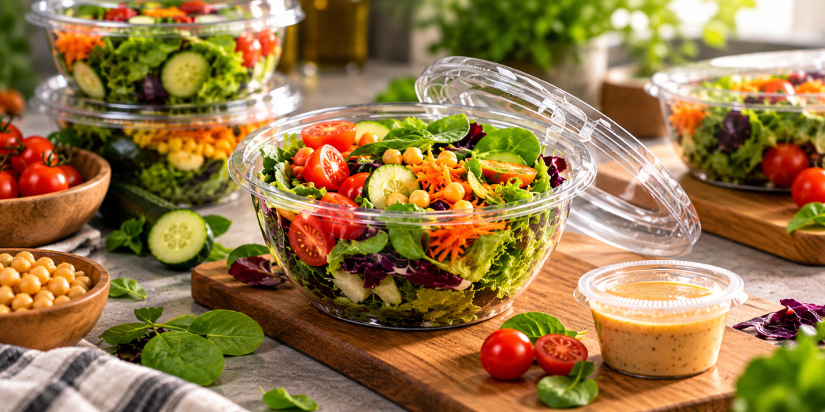  plastic salad containers 
