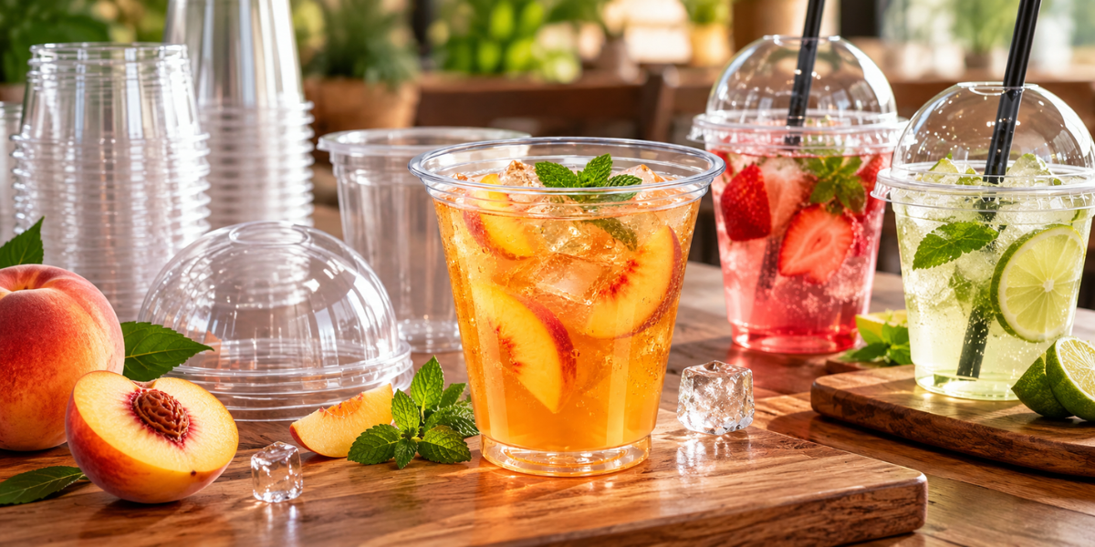  plastic cups with lids