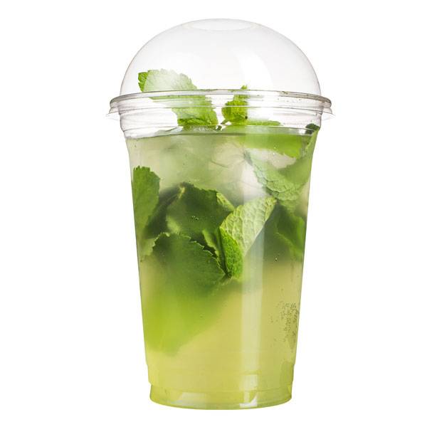 16 oz. Clear PET Customizable Plastic Cold Cup - 1000/Case
