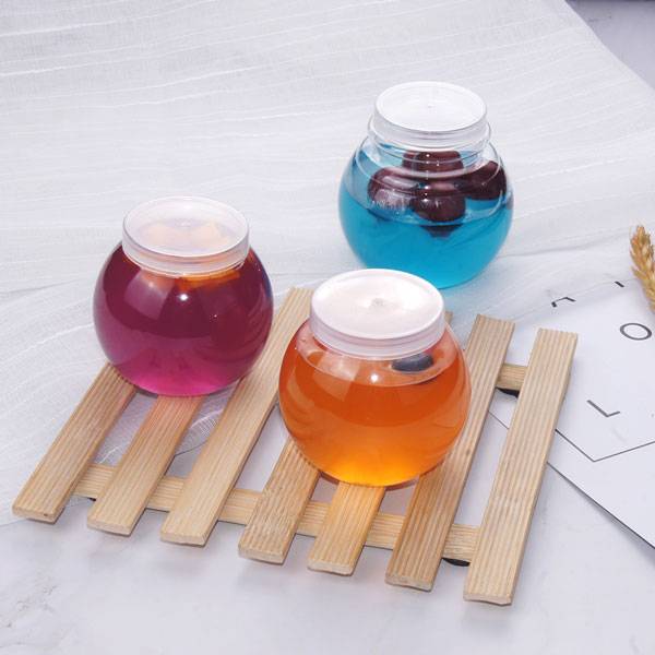 3 Oz. Plastic Dessert Jar with Lid - 200/Case