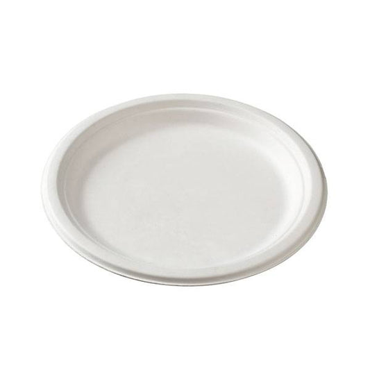Sugarcane Round Dinner Plate 9 in