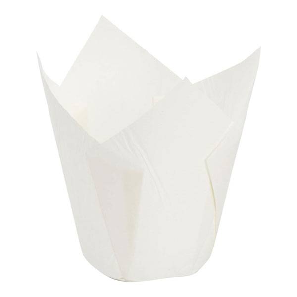 White Tulip Baking Cup 2" x 3.15" - 4000/Case