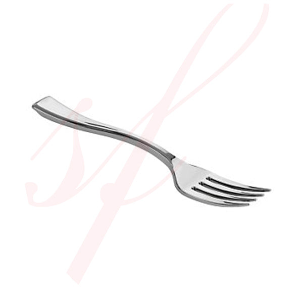 4" Silver Plastic Tasting Fork - 500/Case