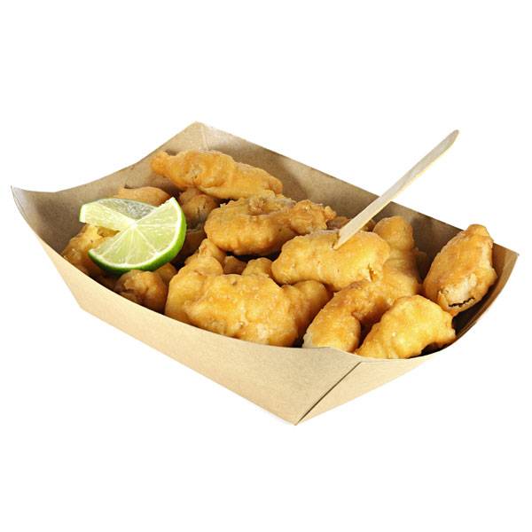 3 lb Kraft Paper Food Tray (500 Pack)