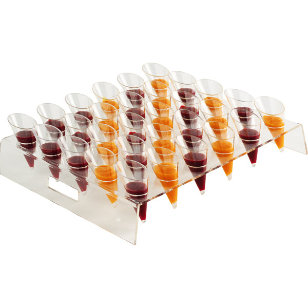 Square Buffet Display for 30 Mini Plastic Cones