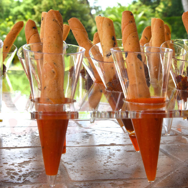 Square Buffet Display for 30 Mini Plastic Cones