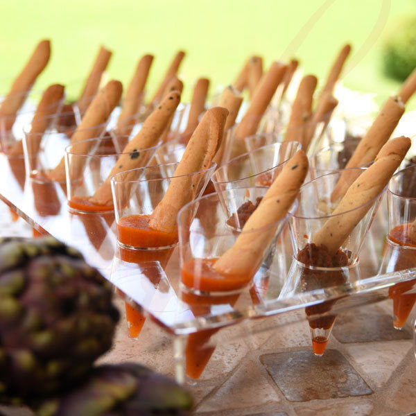 Square Buffet Display for 30 Mini Plastic Cones