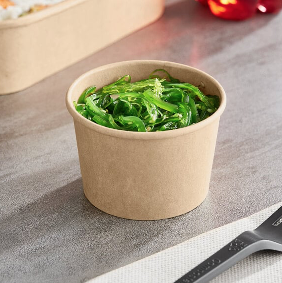Round Kraft Take-Out Container 4 oz. 1000/Case
