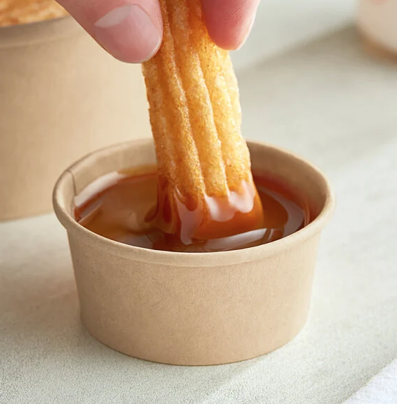 Round Kraft Take-Out Container 2 oz. 1000/Case