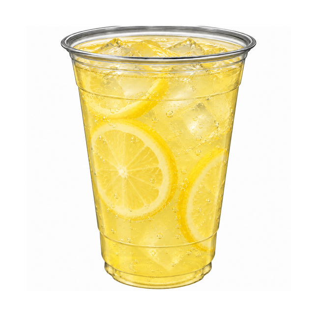 16 oz. Clear PET Customizable Plastic Cold Cup - 50/Case