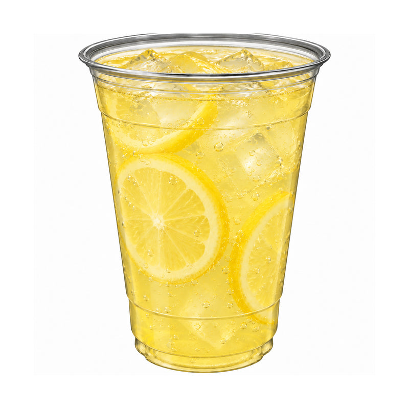 16 oz. Clear PET Customizable Plastic Cold Cup - 1000/Case