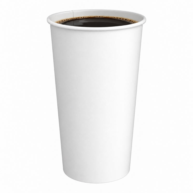 16 oz. White Paper Coffee Cup - 1000/Case