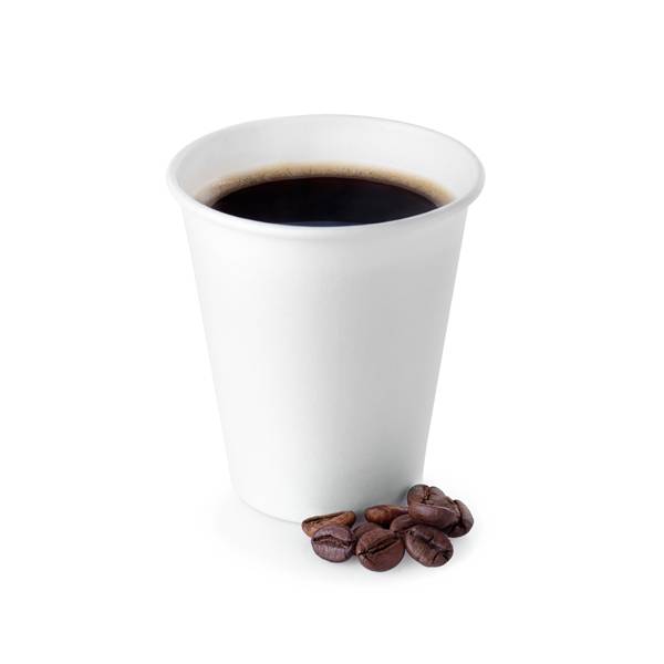 4 oz. White Paper Coffee Cup - 1000/case