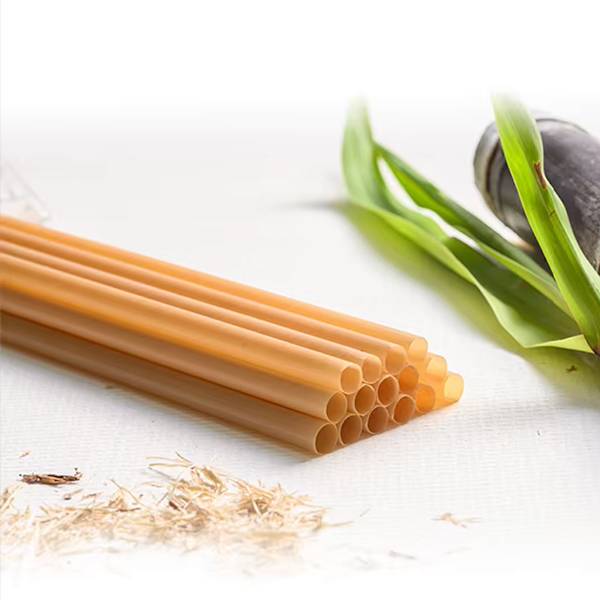 6" Natural Agave Unwrapped Cocktail Straw - 100/Bag