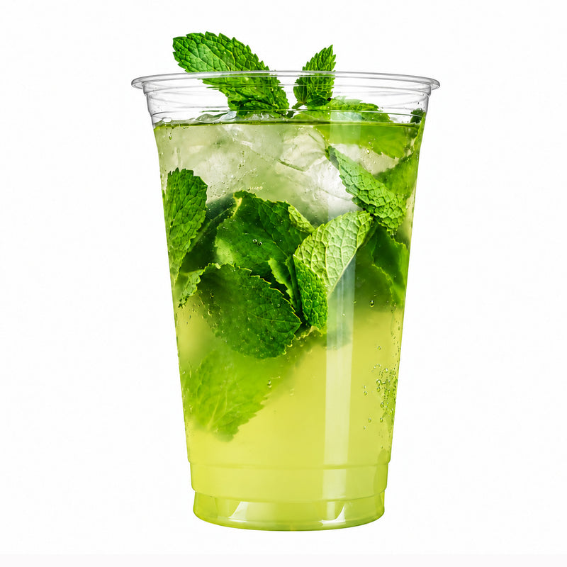 20 oz. Clear PET Customizable Plastic Cold Cup - 50/Case