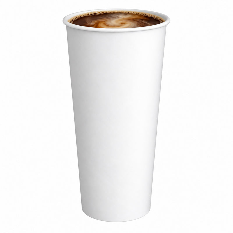 20 oz. White Paper Coffee Cup - 600/Case