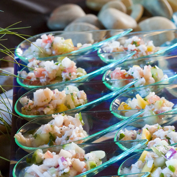 Clear Plastic Teardrop Tasting Spoon - 200/Case