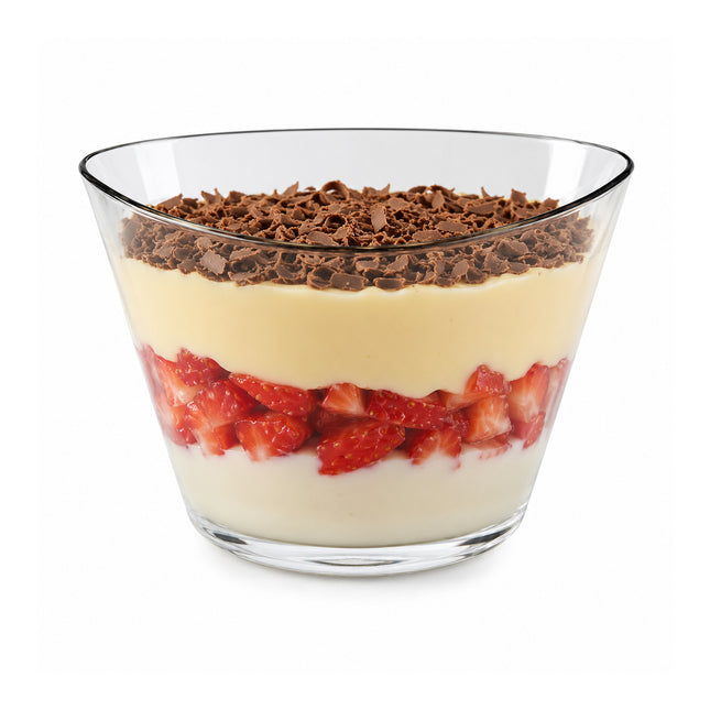 2.5 oz Triangle Recyclable Plastic Mini Bowl - 1000/Case