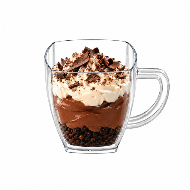 2 oz Square Clear Mini Dessert & Espresso Cups – 100/Case