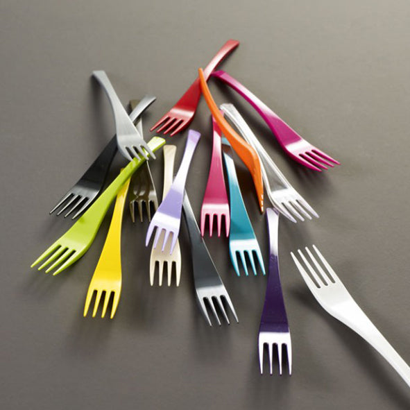 White Upscale Plastic Cutlery Set - 30/Set