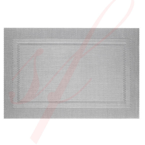 Grey Classic Woven Placemats - 12/cs - $1.58/piece